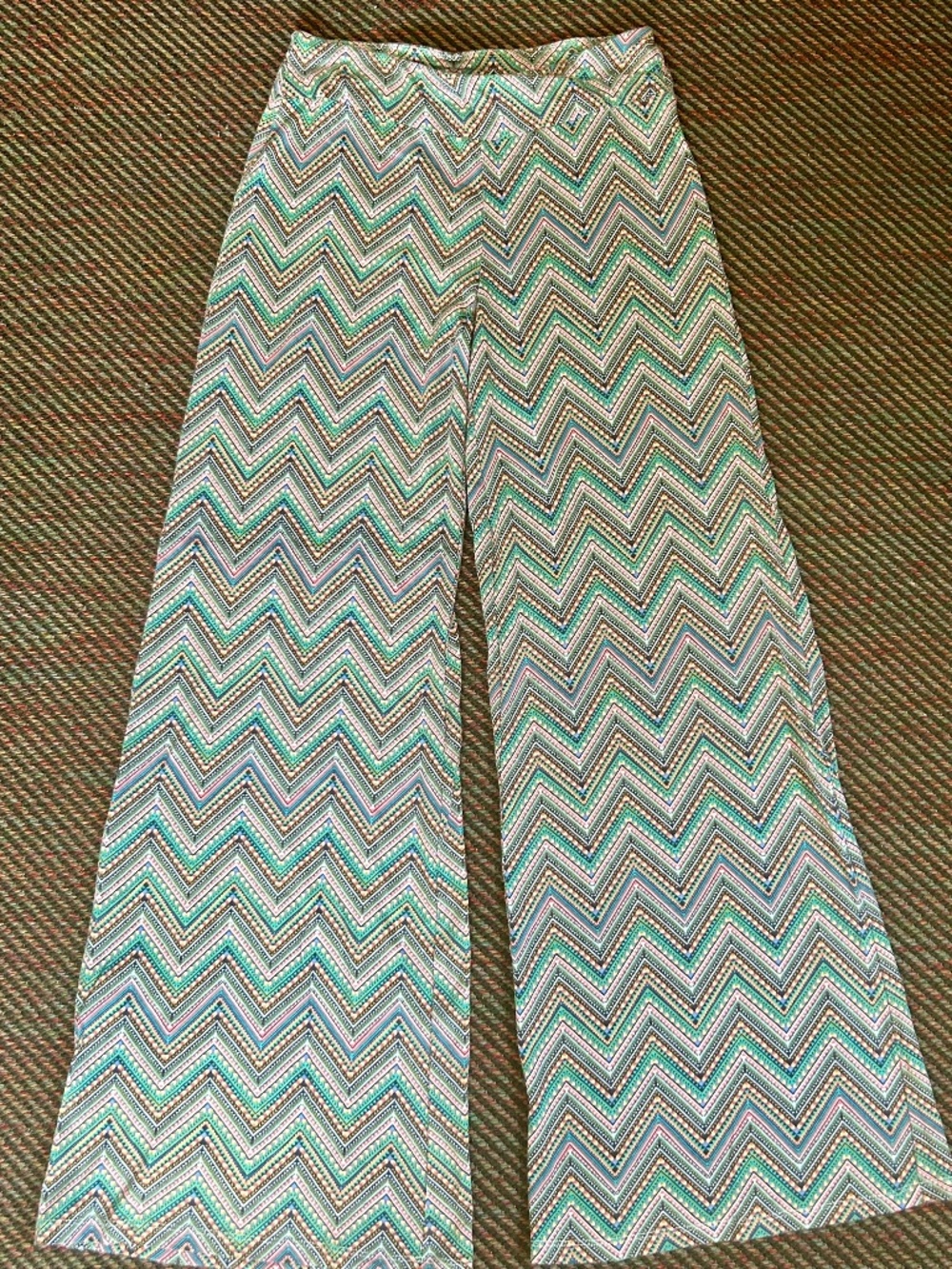 Wide leg Organic Cotton/Modal Satva Medium Zig Zag Print